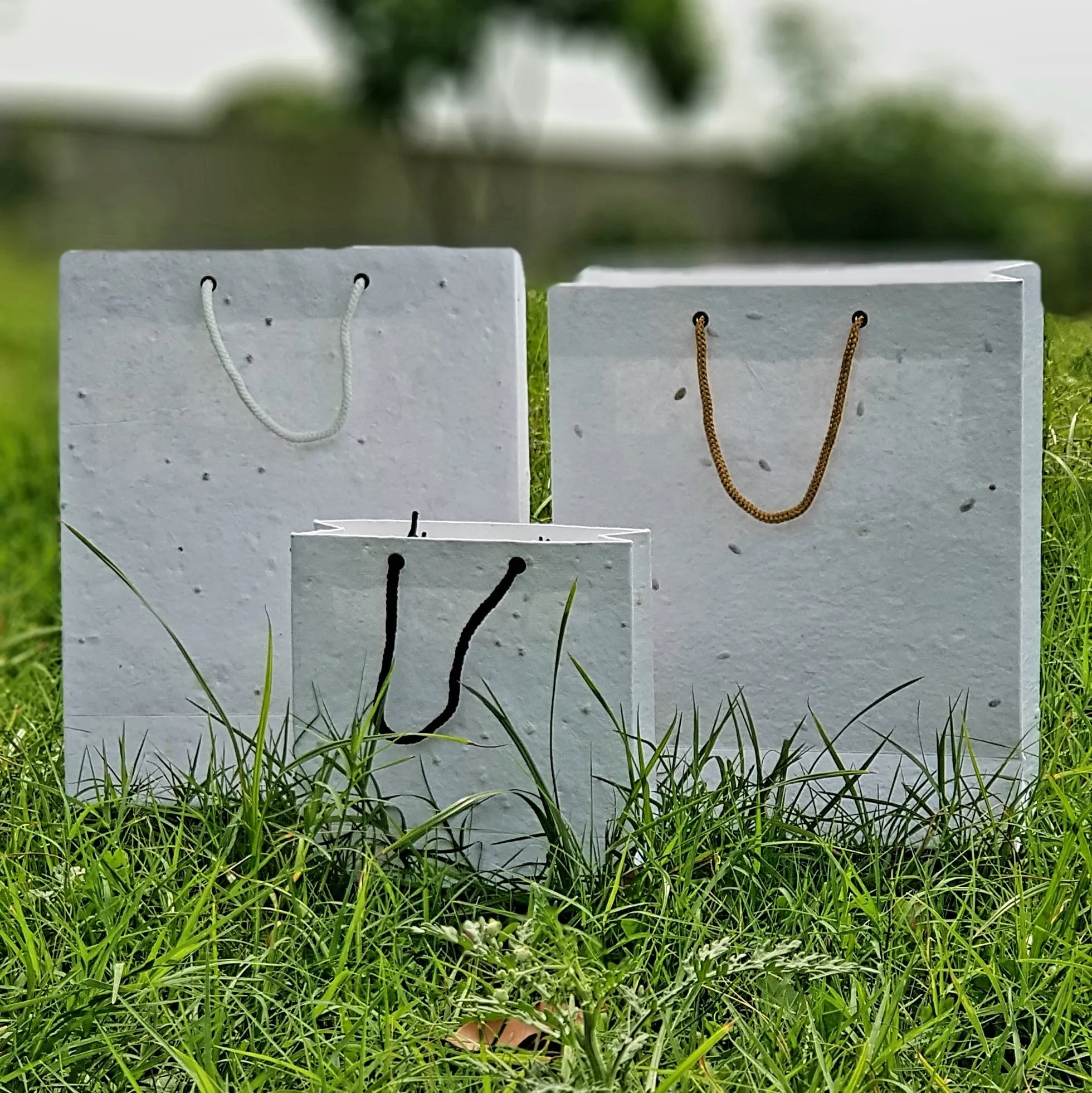 Eco Friendly Plantable Seed Paper Gifting Bags 8"x10" size