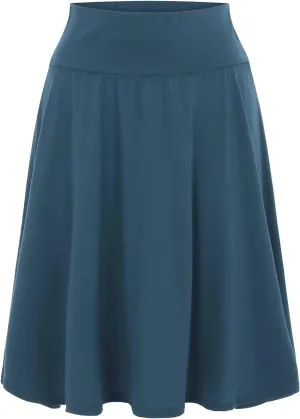 Elastic Skirts for Teen Girls High Waist Solid Dress Pleated Rise Summer Skirt 2023 Maxi Graceful Robe Casual Modest