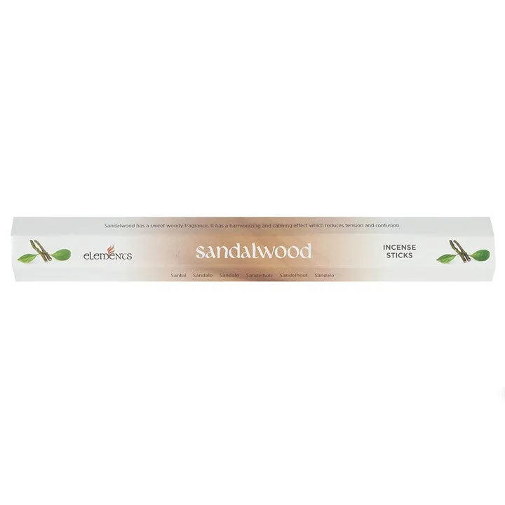 Elements Sandalwood Incense Sticks