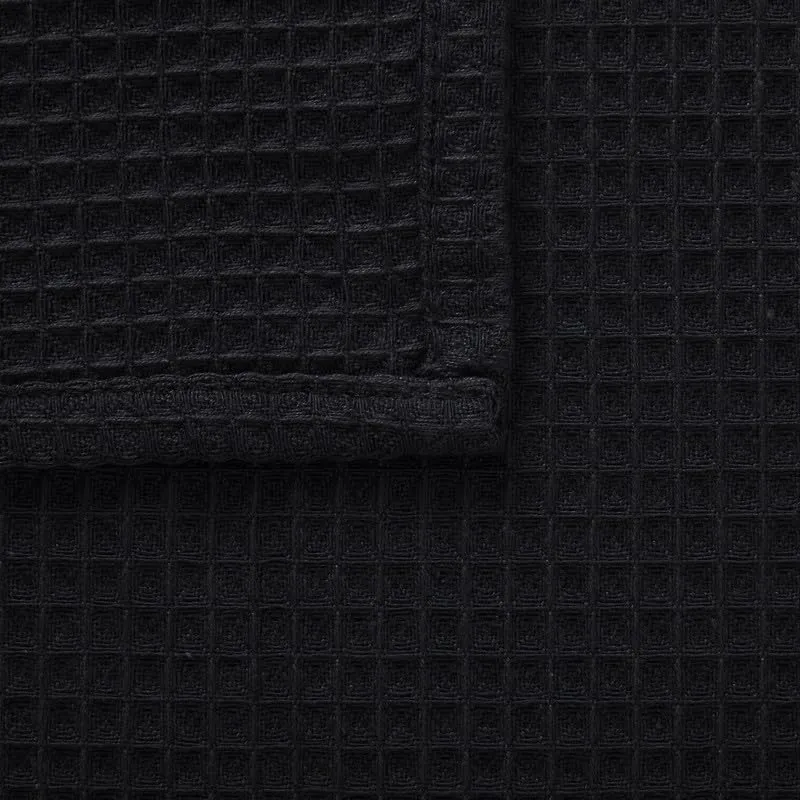 Encasa Dish Towels Cotton 30x30 cm Highly Absorbent and Quick-Drying, Use Once and Wash for Hassle-Free Cleaning, Ultra-Soft Multipurpose Kitchen Dish Cloths | Pack of 12 | Black
