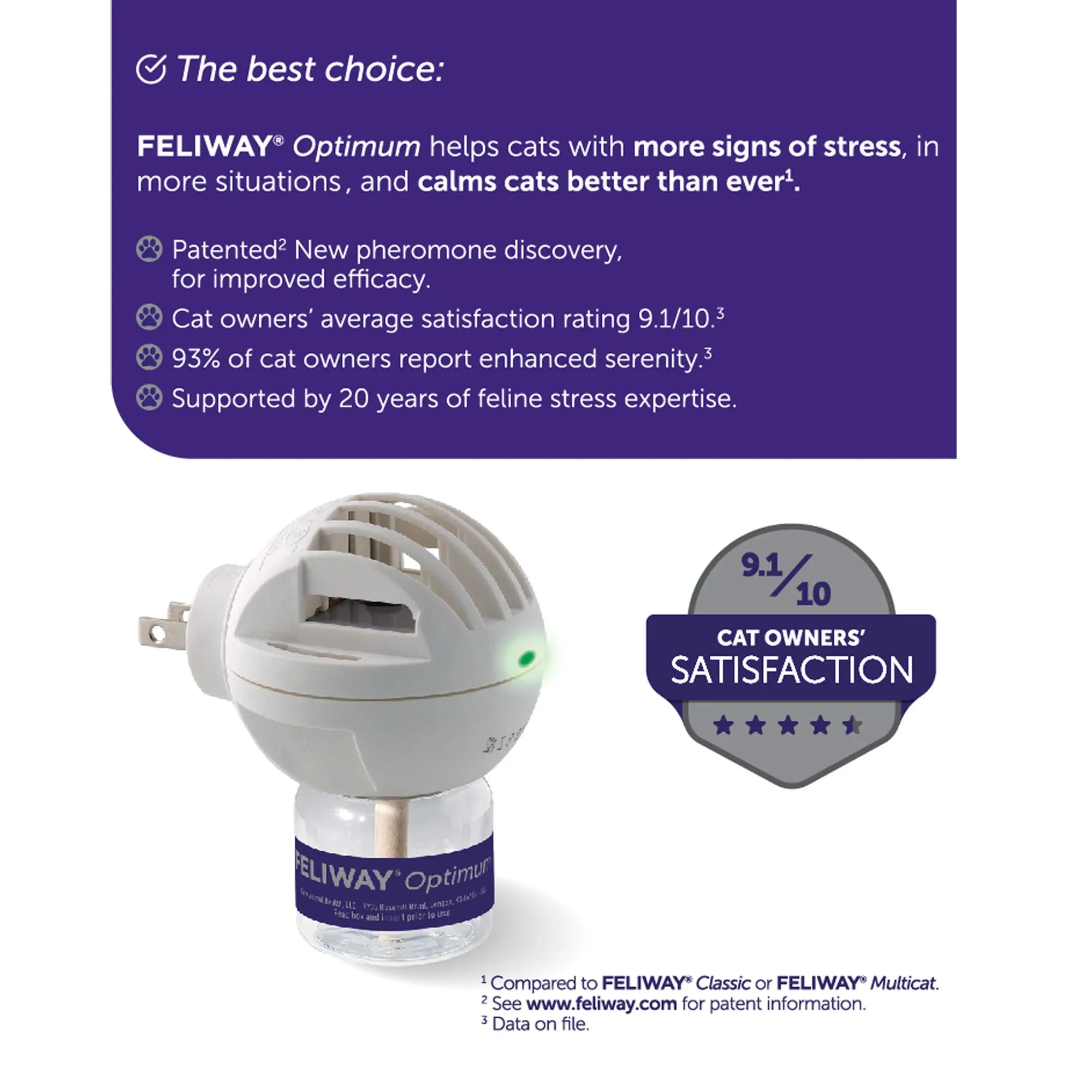 Feliway - Optimum - Cat Calmer Starter Kit