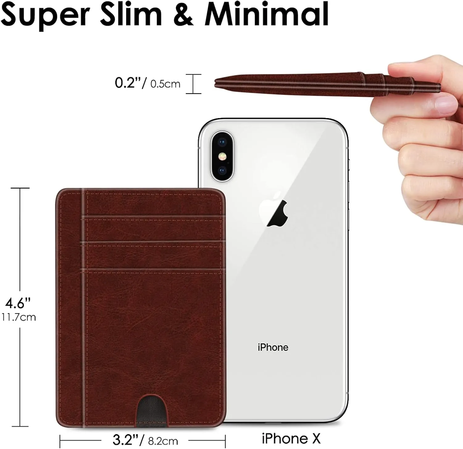 Fintie Slim Minimalist Front Pocket Wallet, RFID Blocking Credit Card Holder Card Cases with ID Window for Men Women