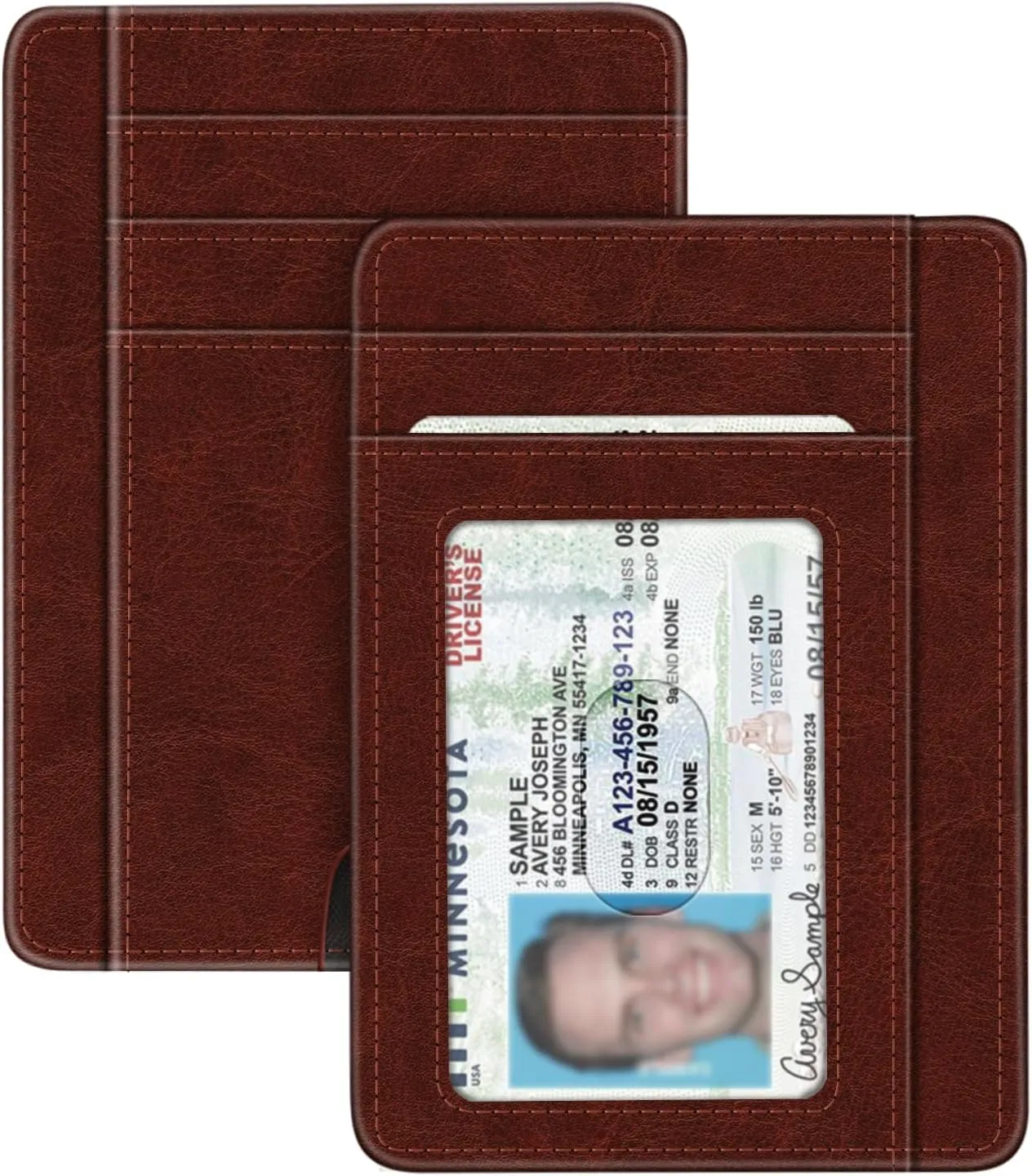 Fintie Slim Minimalist Front Pocket Wallet, RFID Blocking Credit Card Holder Card Cases with ID Window for Men Women