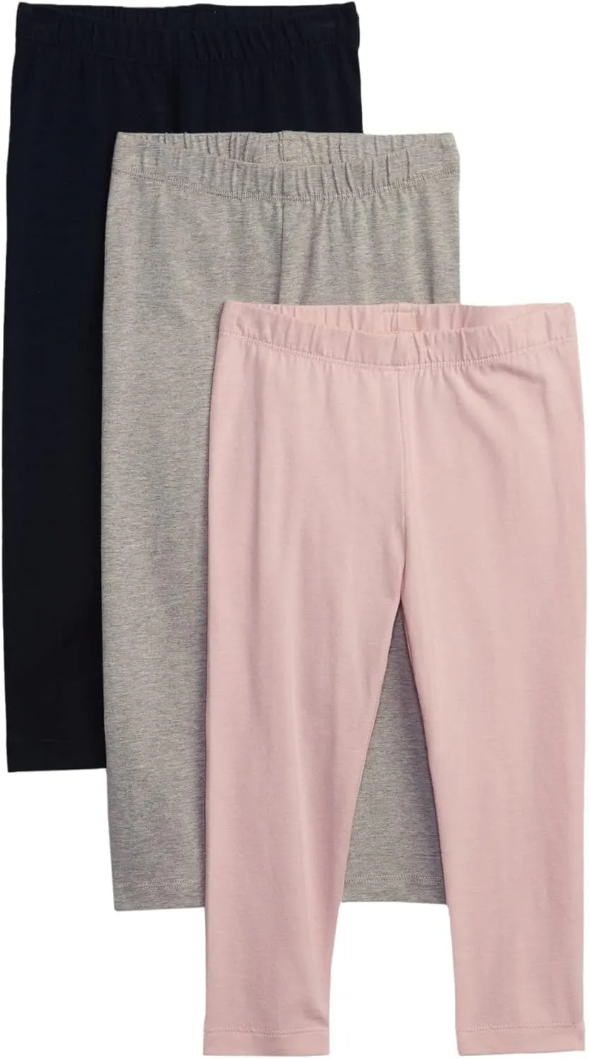 GAP Baby Girls' 3-Pack Playtime Favorites Basic Legging