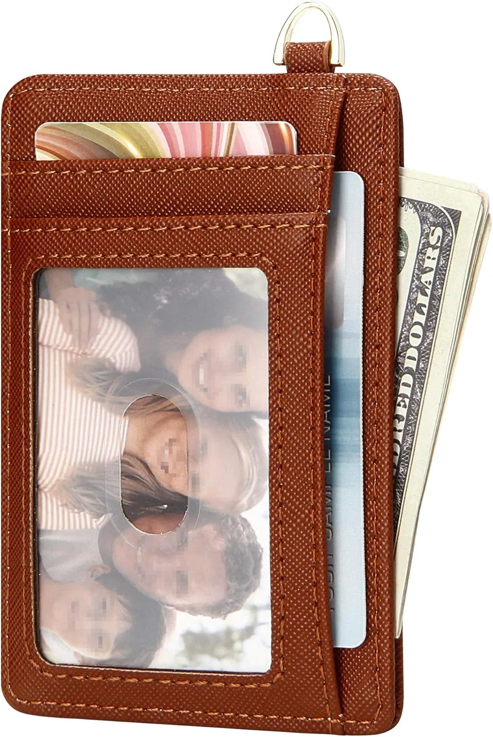 GEEAD Slim Minimalist Front Pocket RFID Blocking Card Holder Wallets for Men & Women