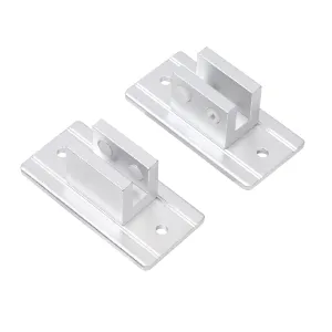 GeekDigg 2 Pack Aluminum Brackets for Shower Caddy Shelf Bathroom Floating Shelves