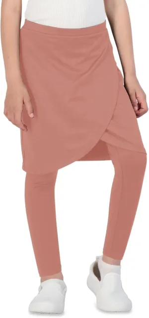 Girls High Elastic Waist Skirts Pants Kids Cute Active Golf Tennis Skorts Leggings