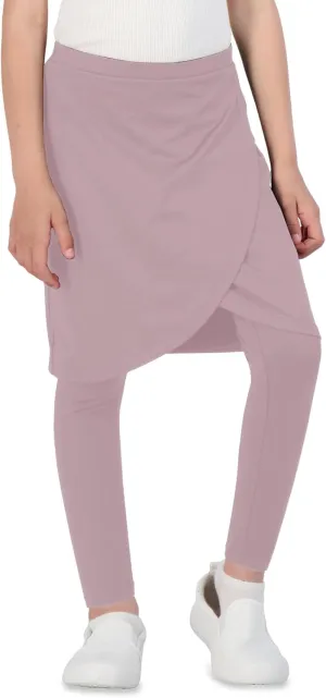 Girls High Elastic Waist Skirts Pants Kids Cute Active Golf Tennis Skorts Leggings