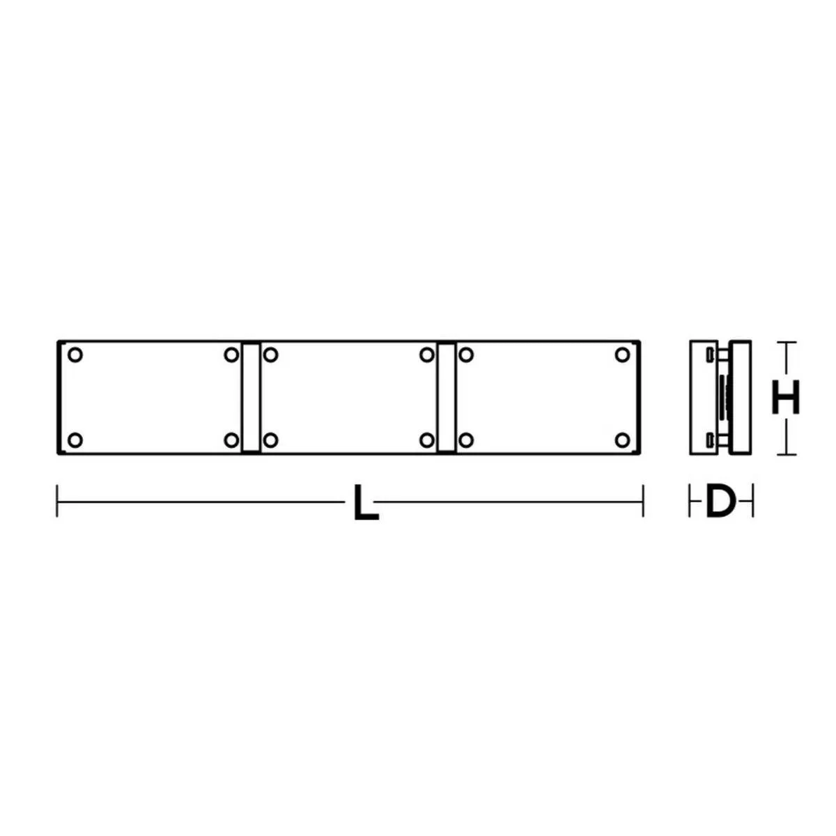 Glacier 22 in. 3 lights LED Vanity Light Polished Chrome finish