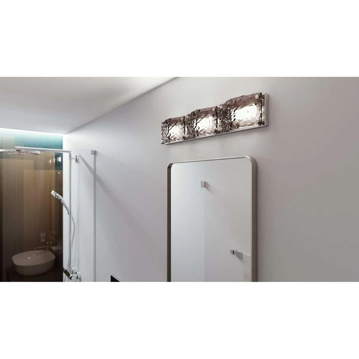 Glacier 22 in. 3 lights LED Vanity Light Polished Chrome finish