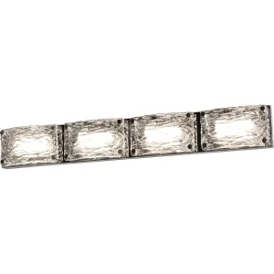 Glacier 29 in. 4 lights LED Vanity Light Polished Chrome finish