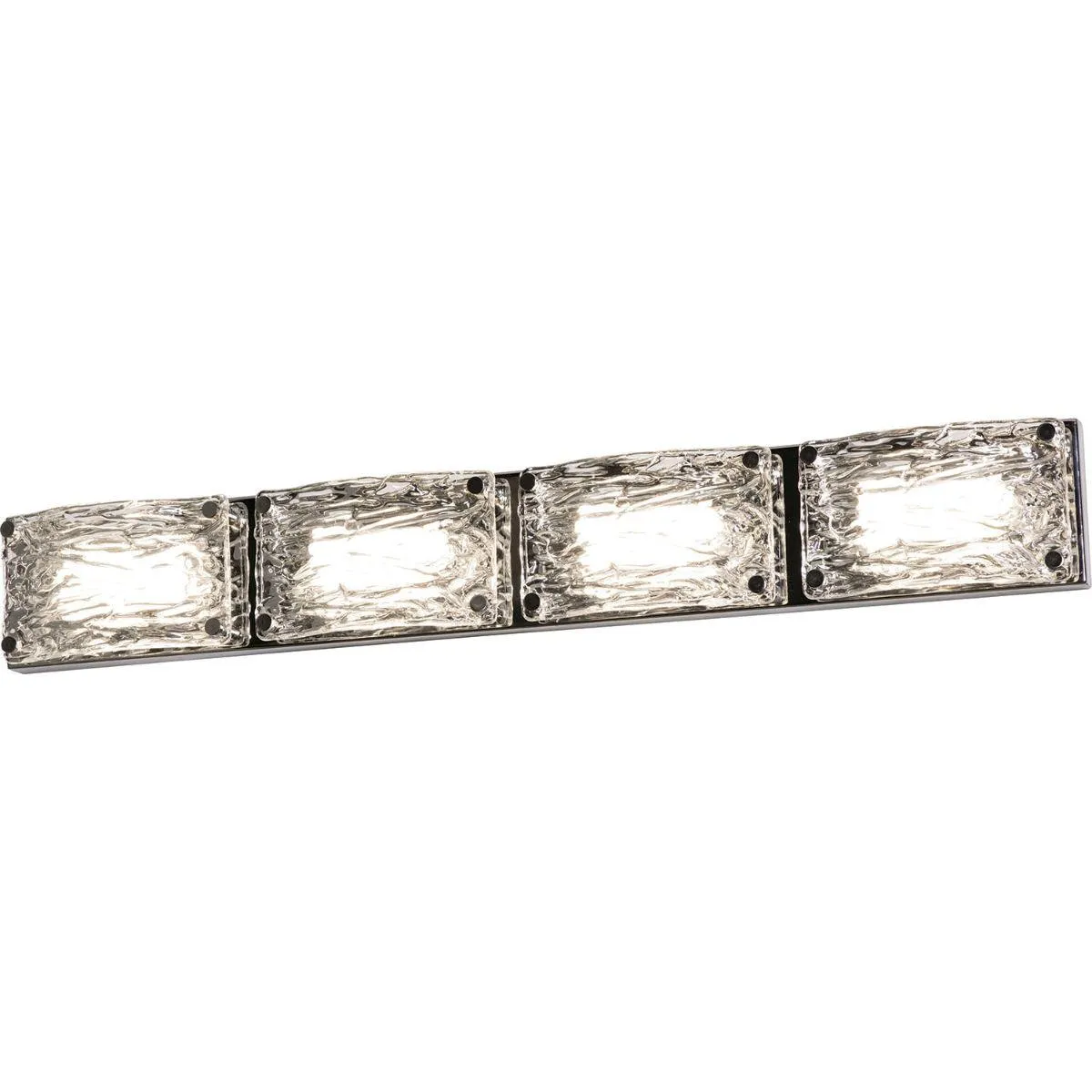 Glacier 29 in. 4 lights LED Vanity Light Polished Chrome finish