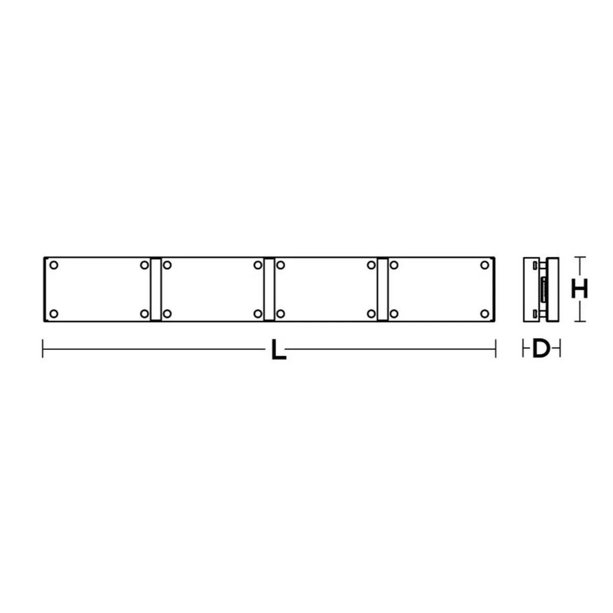 Glacier 29 in. 4 lights LED Vanity Light Polished Chrome finish