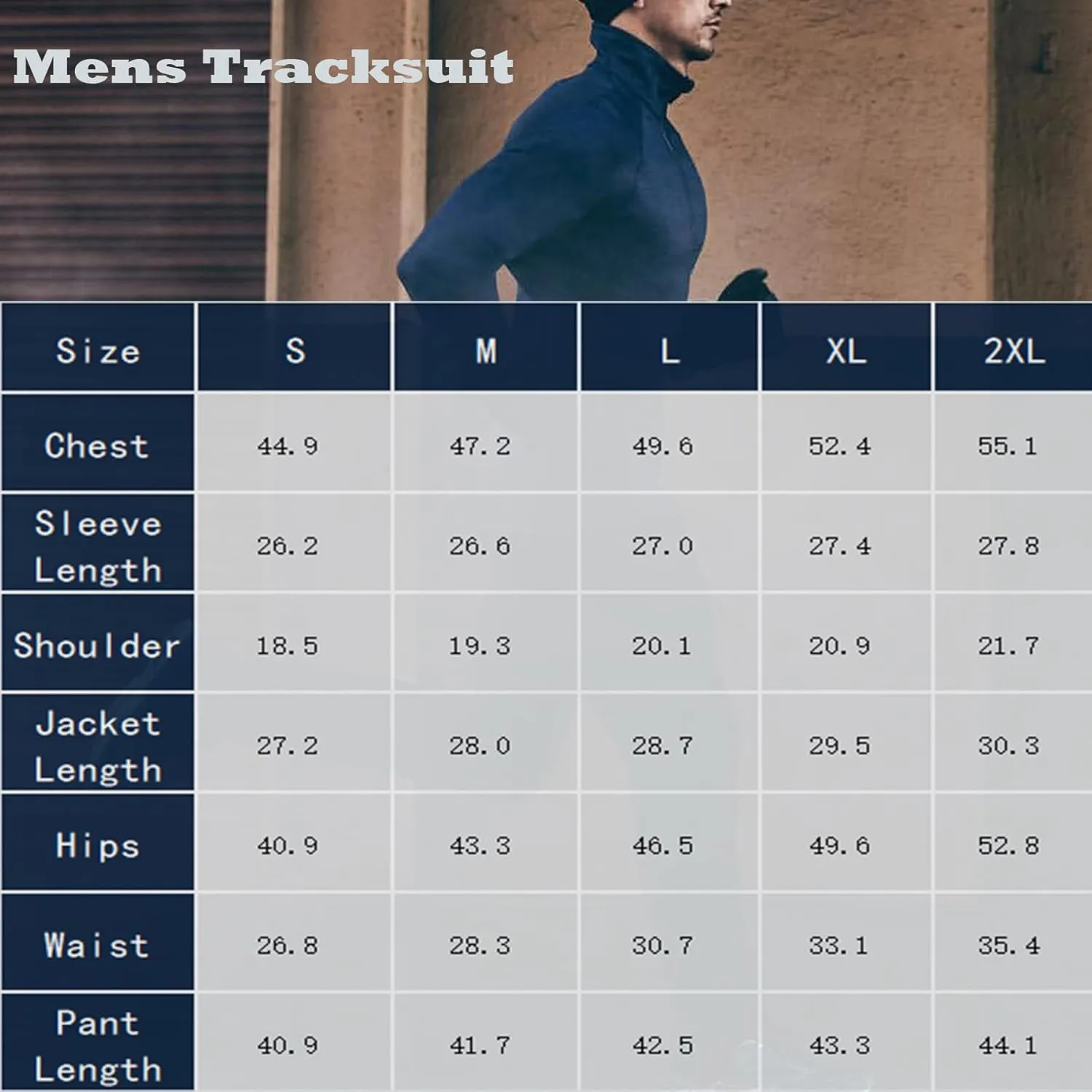 GYMELITE Men's Athletic Full Zip Tracksuit Set Fashion Workout Sweatsuit Track Long Sleeve Jackets and Pants 2 Piece Outfit
