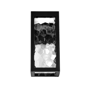 Hawthorne 11 in LED Outdoor Wall Sconce 173 Lumens 3000K Black Finish
