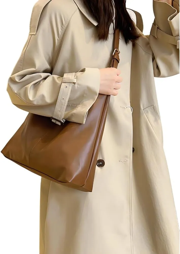 Hobo Bag for Women Vegan Leather Tote Purses with Soft Straps, Slouchy Shoulder Bag