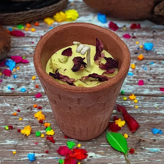 Holi Special Soy Wax Thandai Candles