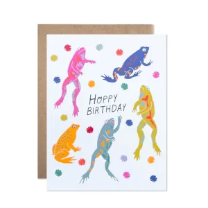 Hoppy Birthday Froggy Card