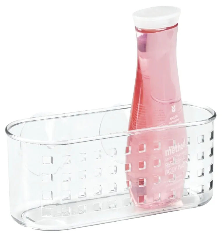 iDESIGN 41600 Shower Caddy, Plastic, 5.2 in OAW, 4.3 in OAH, 10.2 in OAD :EA: QUANTITY: 1