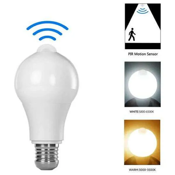InstaLuce - 3 led light bulbs with motion sensor