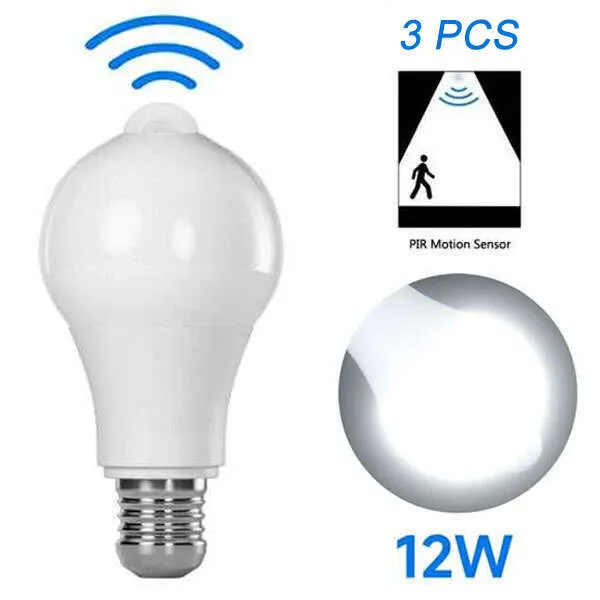 InstaLuce - 3 led light bulbs with motion sensor