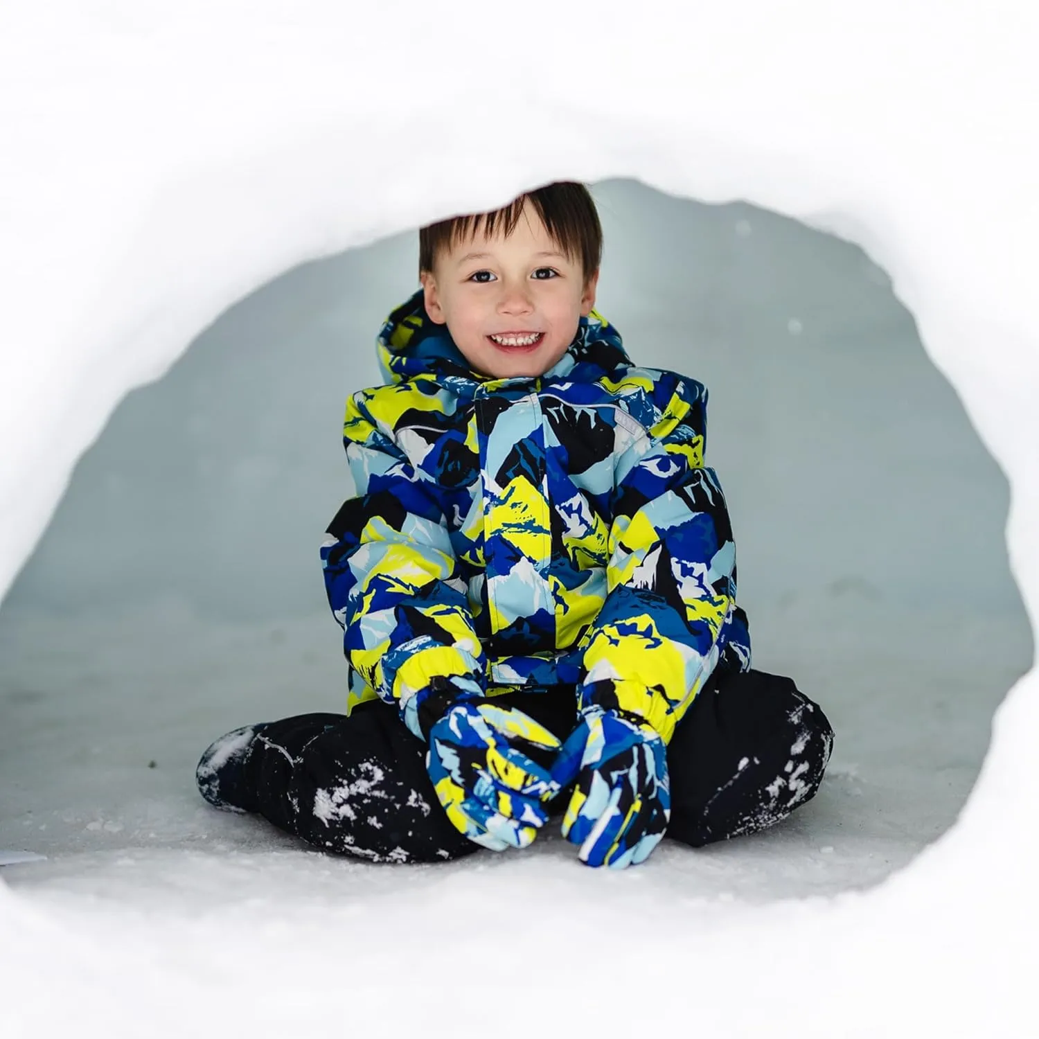 JAN & JUL Waterproof Ski Jacket, Insulated Snow Coat for Toddlers