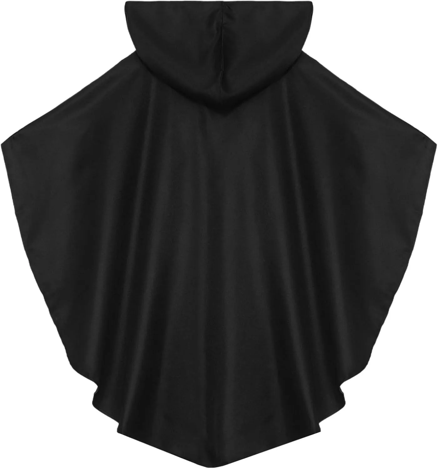 JEATHA Medieval Renaissance Hooded Cloak High-Low Robe Ponchos Capes for Kids Halloween Fancy Dress Up