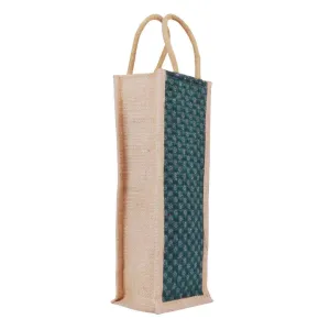 Jute Water Bottle Carry Bag, Bottle Cover Bag for Men & Women (Design & Color May Vary)