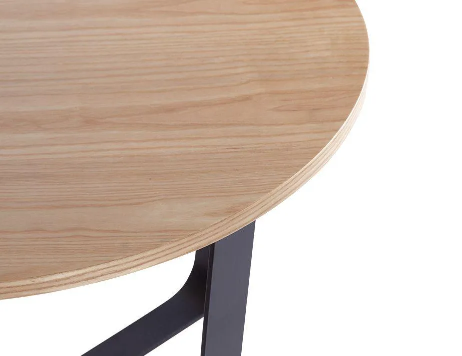 Kellie Coffee Table - Medium - Black - Natural