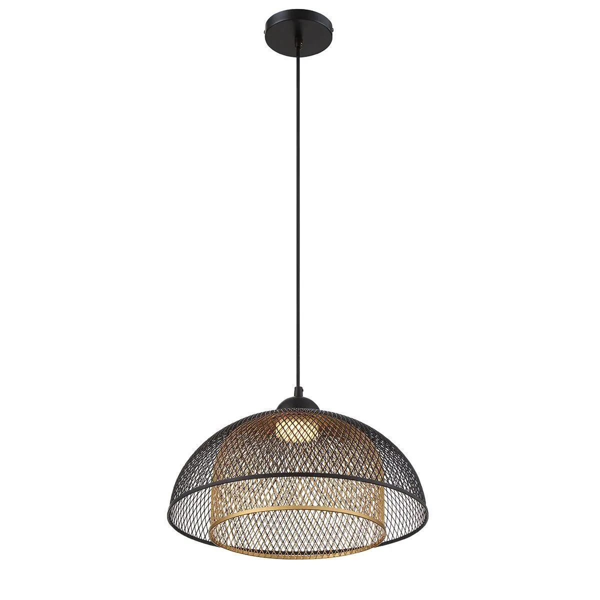Kenmore 16 in. LED Pendant Light Black Finish
