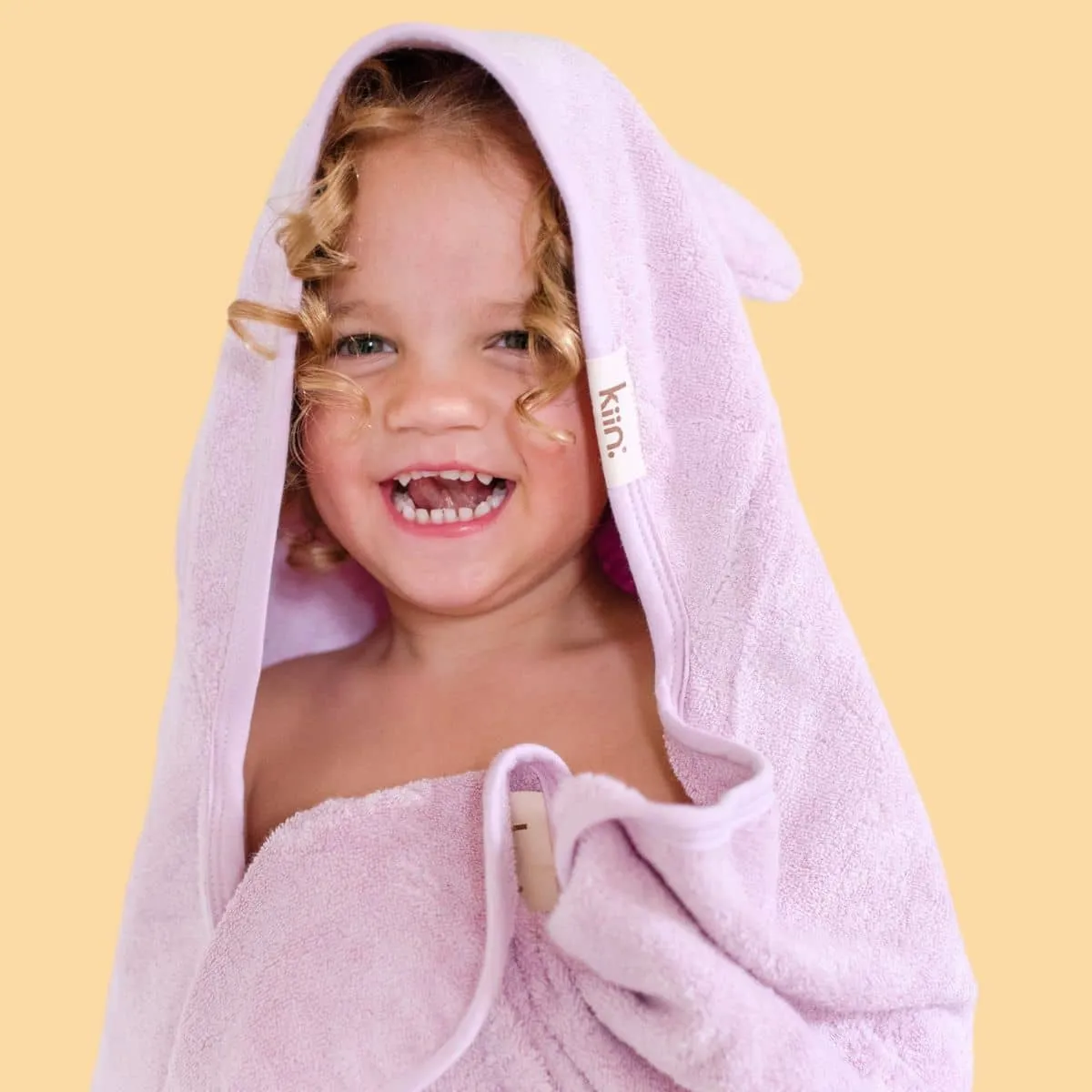 Kiin Baby Hooded Towel - Lilac