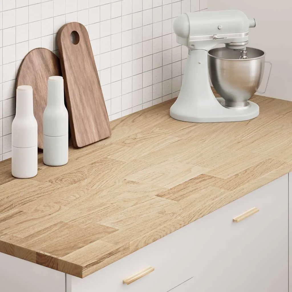 Kitchen Worktop 140x63.5x2.7 cm Solid Wood Oak Rectangular