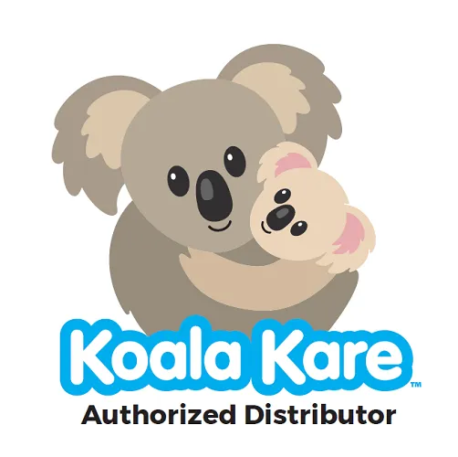 Koala Kare® KB300-01SS - Surface Horizontal Grey Baby Changing Station with Stainless Steel Veneer (Newest Generation)