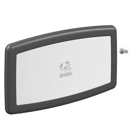 Koala Kare® KB300-01SS - Surface Horizontal Grey Baby Changing Station with Stainless Steel Veneer (Newest Generation)