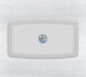 Koala Kare® KB300-05 - Surface Horizontal White Granite Baby Changing Station (Newest Generation)