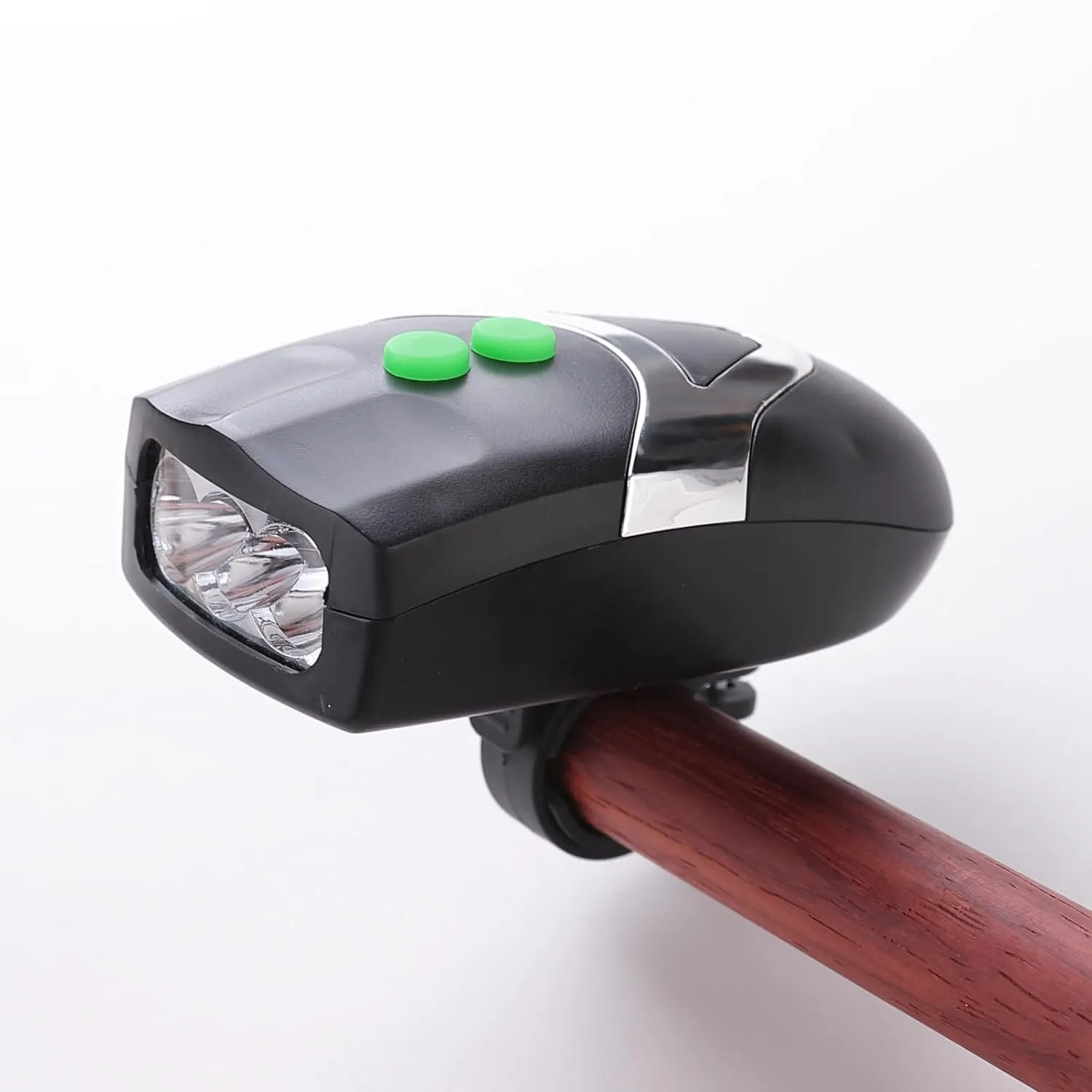 Kuber Industries Cycling Safety Lights|Bicycle Light Battery Powered|Fits On Any Road Bikes-Pack of 6 (Black)