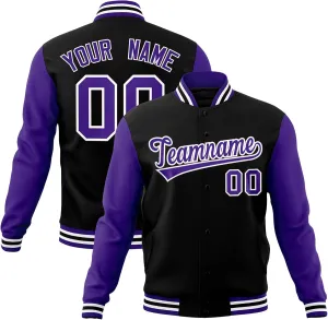 KXK Custom Men/Women/Youth Varsity Baseball Jacket Blend Letterman Jackets Stitched Personalized Name Number Logo Big Size