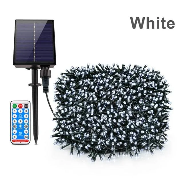 LED Garden Light Waterproof Outdoor 10M -100M LED Solar String Decor Holiday Patio Landscape Wedding Party Christmas Lawn Lamps