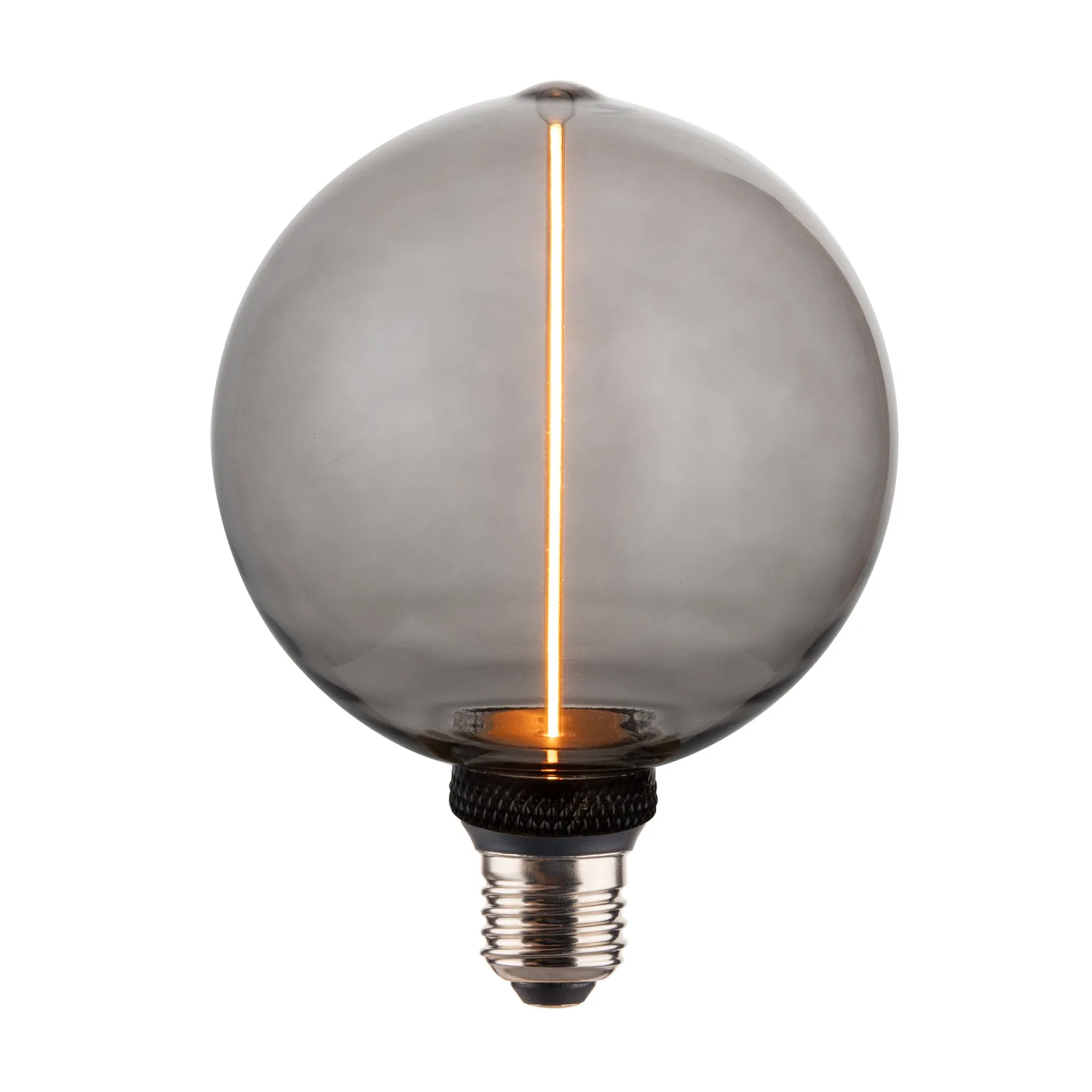 LED Single Filament Dimmable  Bulb - 3.5W E27 Globe G125 - Smoke