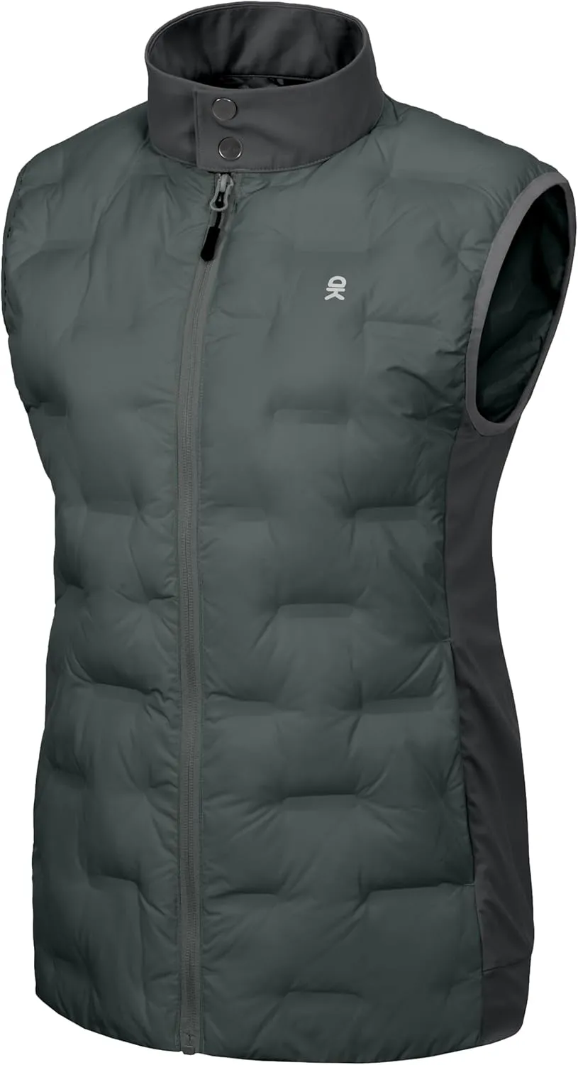 Little Donkey Andy Women's Puffer Vest Lightweight Sleeveless Golf Padded Jacket