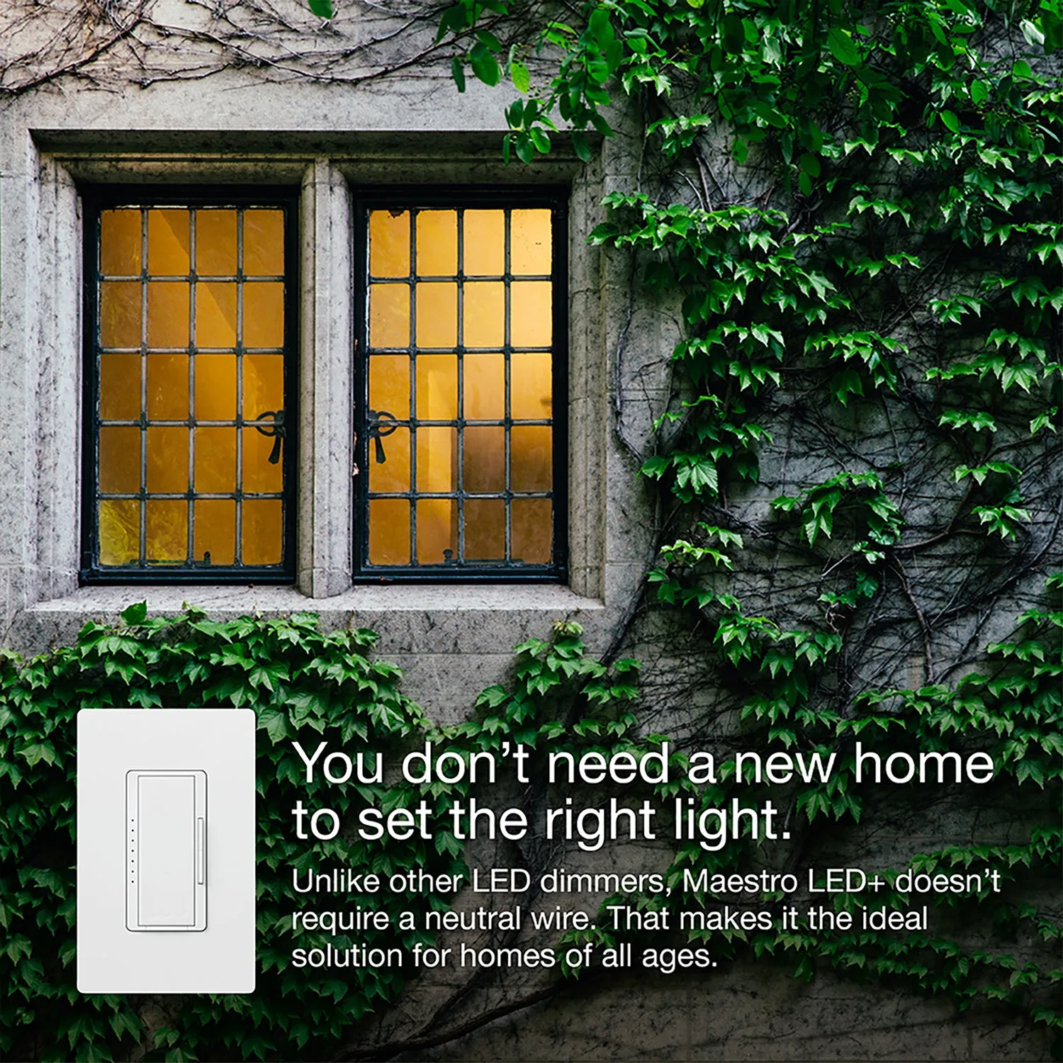 Maestro LED  Dimmer Switch, 150-Watt, Single Pole or Multi-Location, White