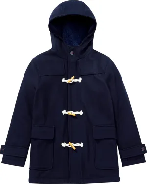 maoo garden Boys Winter Wool Coat Dress Peacoat Kids Heavy Sherpa Jacket Hooded Warm Thicken Windproof Overcoats