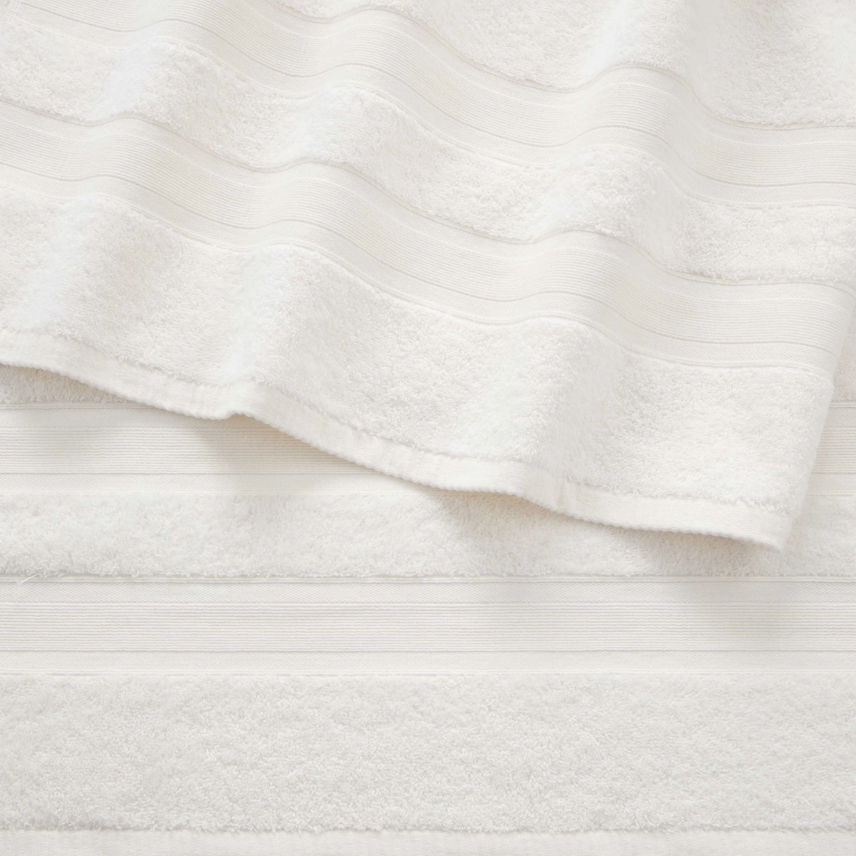 Martex Clean Essentials Solid Low Lint 6-Pack Towel Set