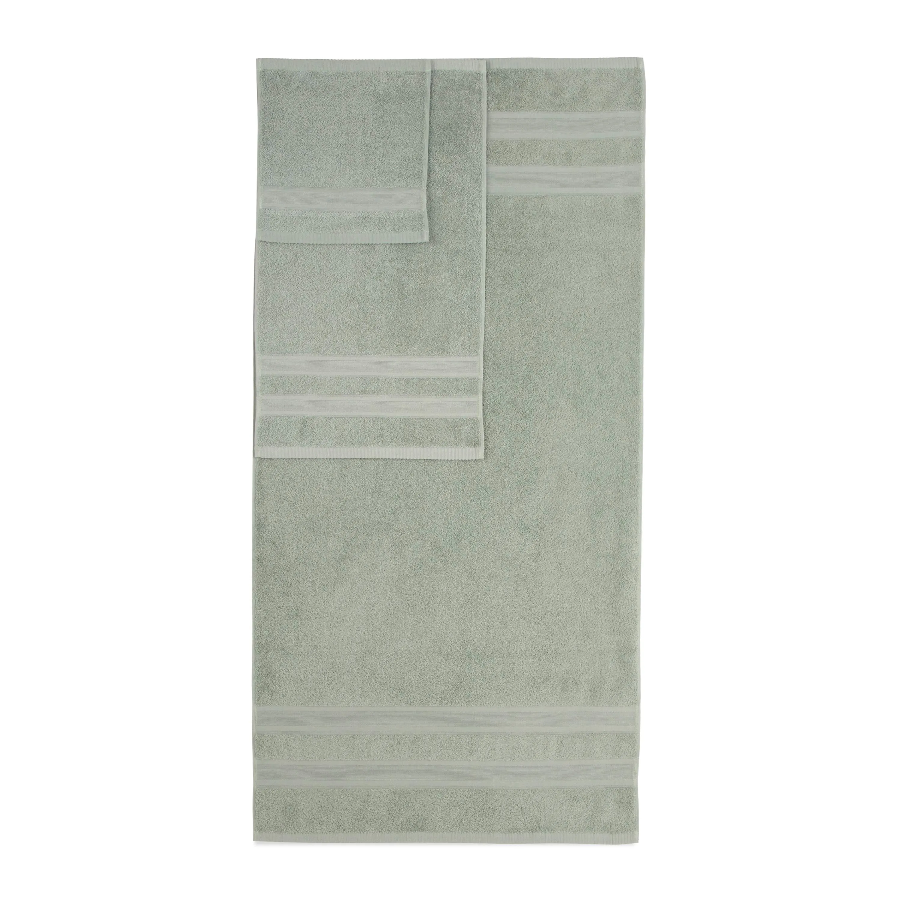 Martex Clean Essentials Solid Low Lint 6-Pack Towel Set