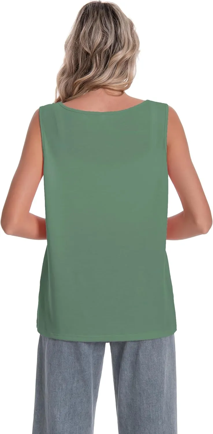 Mastectomy Top Tank with Drain Pockets Post Surgery Recovery Must Haves Clothing Comfy Sleeveless Shirts