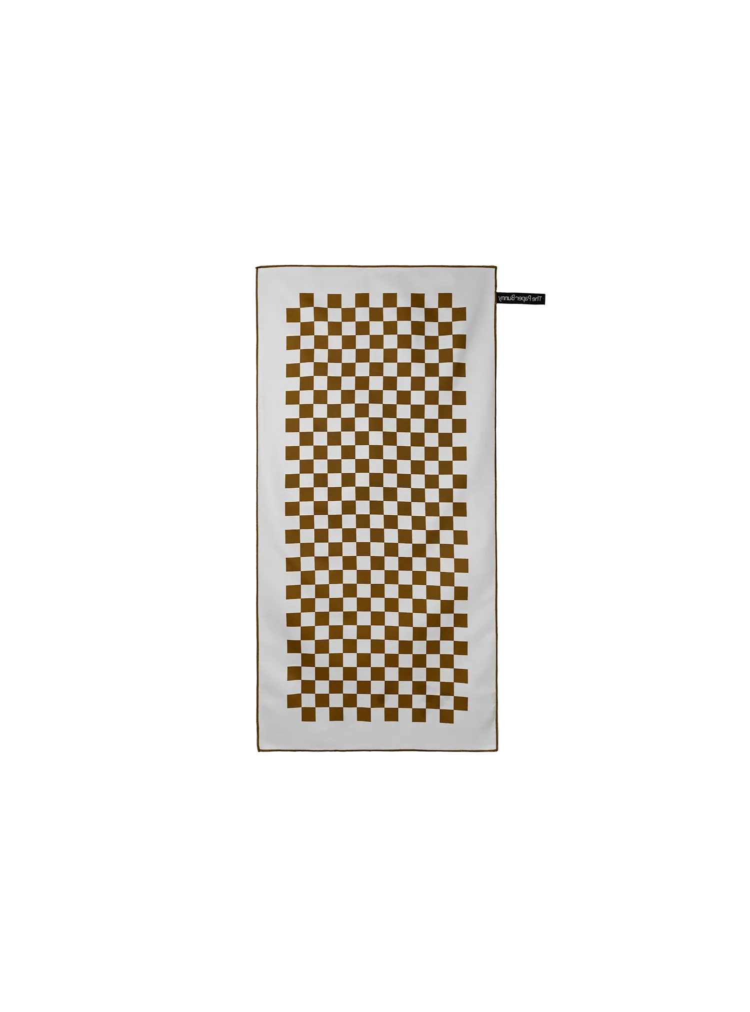 Mini Travel Towel (Checkered Cocoa)