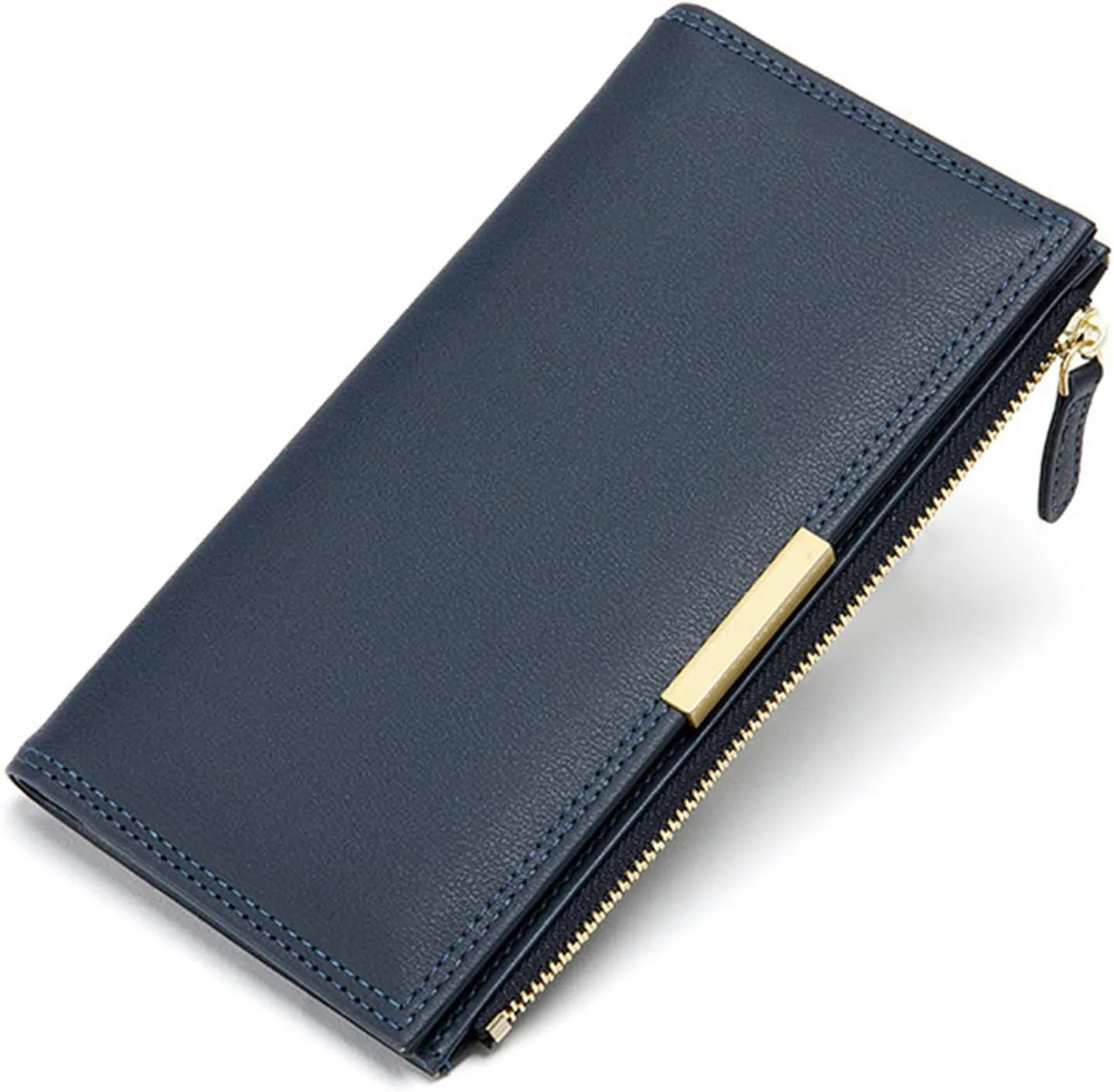 Minimalist Leather Front Pocket Wallets for Women Small Pu Leather Wallet Bag Women's Convely Essential Wristlet