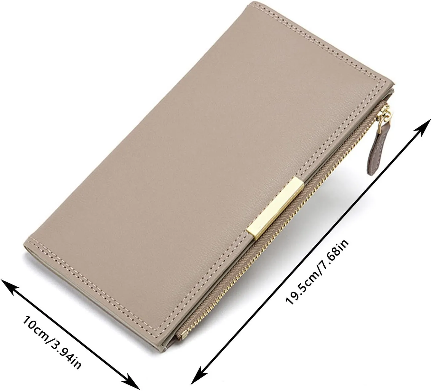 Minimalist Leather Front Pocket Wallets for Women Small Pu Leather Wallet Bag Women's Convely Essential Wristlet