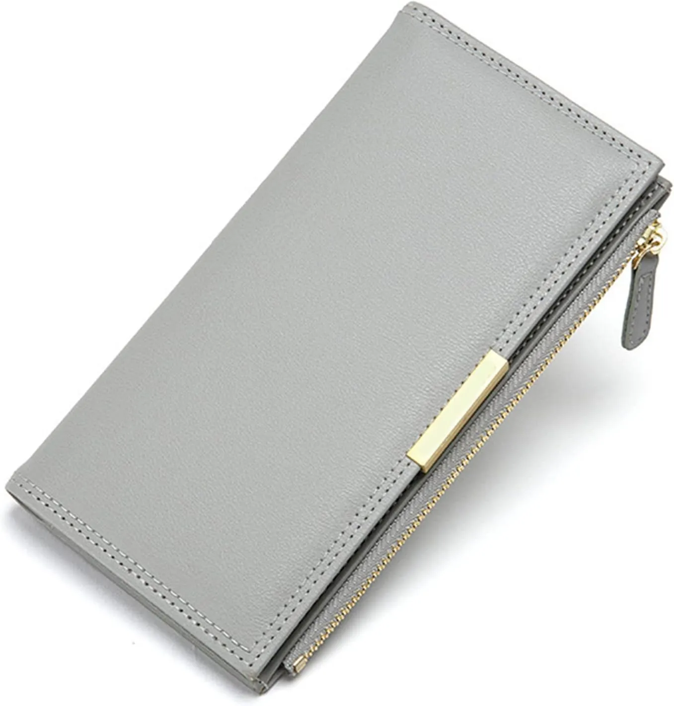 Minimalist Leather Front Pocket Wallets for Women Small Pu Leather Wallet Bag Women's Convely Essential Wristlet