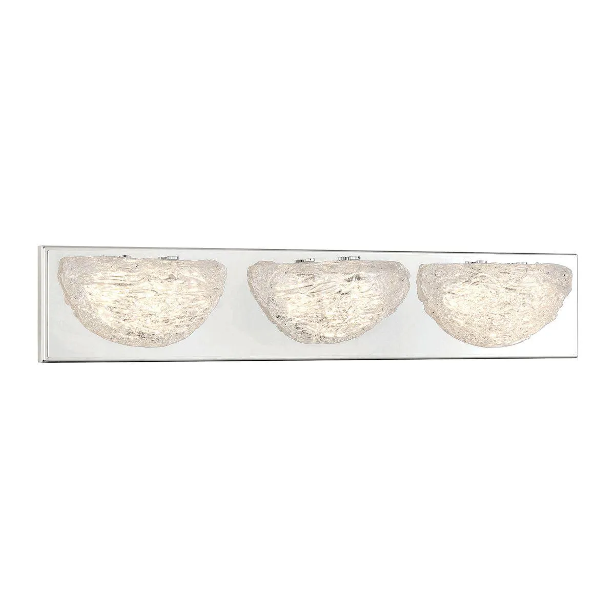Modern Ice 24 in. 3 lights LED Vanity Light Chrome finish